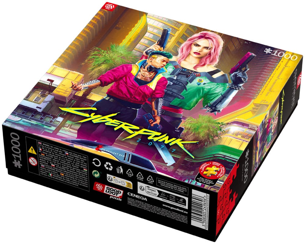 Cyberpunk 2077 Puzzle Kitsch Style (1000 Teile)