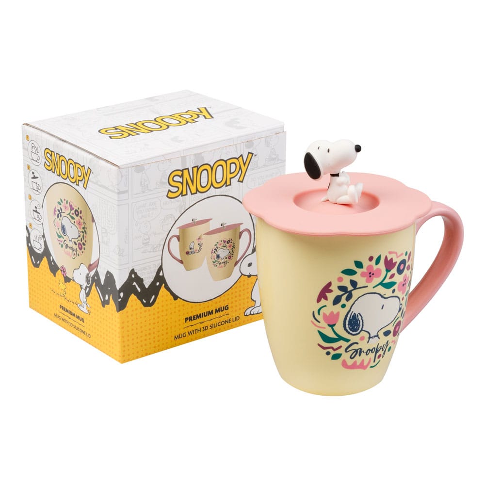 Peanuts Tasse mit Deckel Premium Ver.