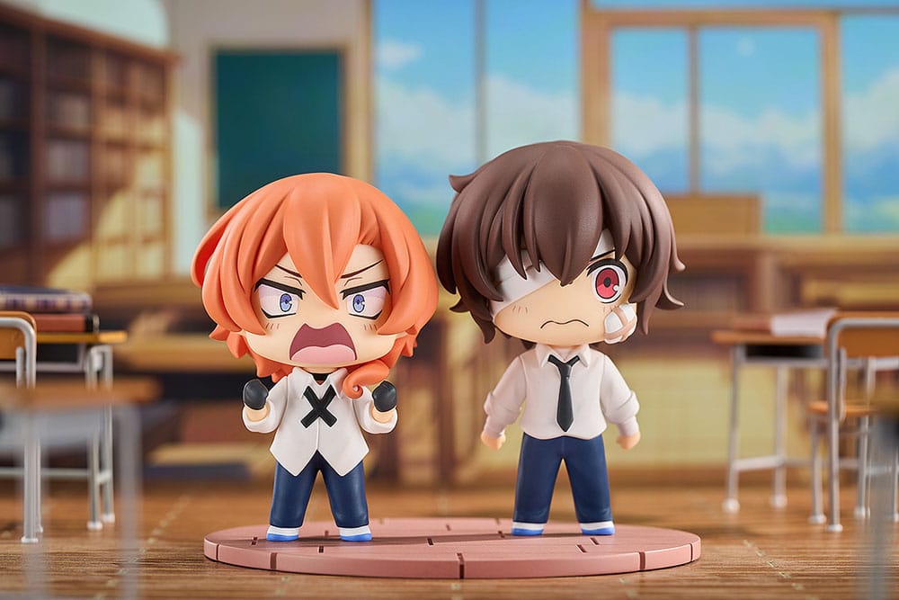 Bungo Stray Dogs Wan!Chibi Minifigures Osamu Dazai &amp; Chuya Nakahara: Fourteen-Year-Old Ver. 8cm