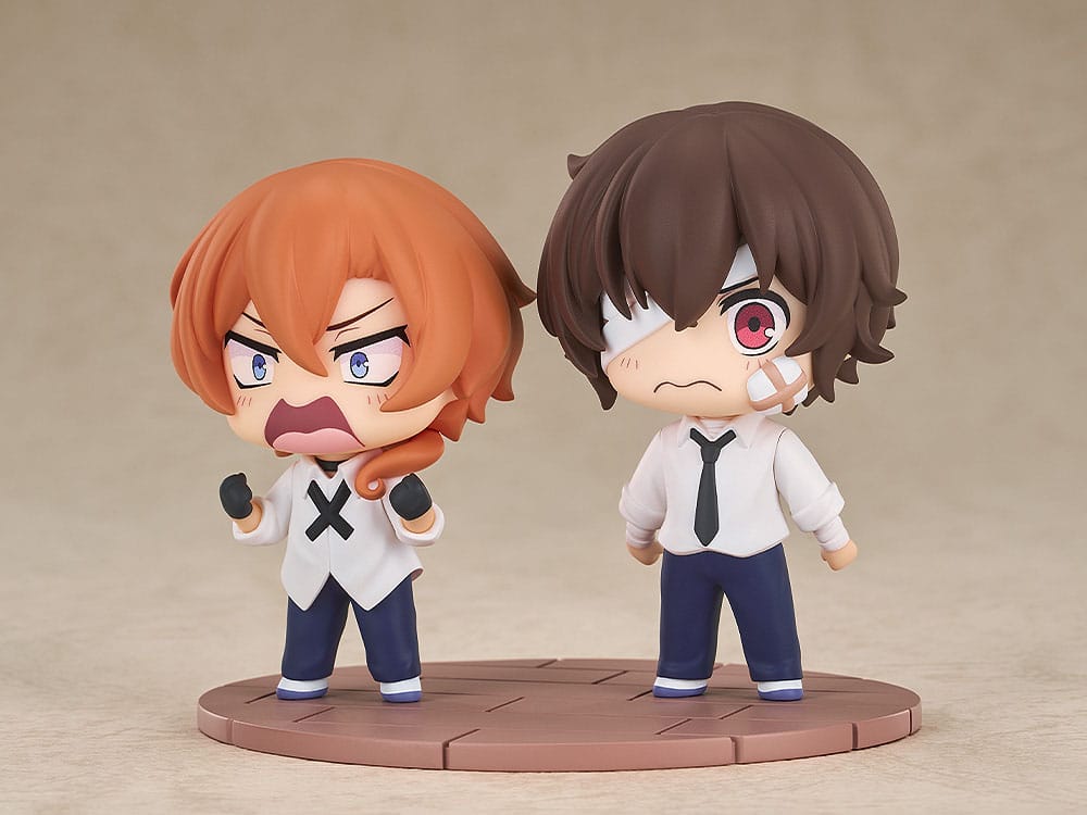 Bungo Stray Dogs Wan!Chibi Minifigures Osamu Dazai &amp; Chuya Nakahara: Fourteen-Year-Old Ver. 8cm