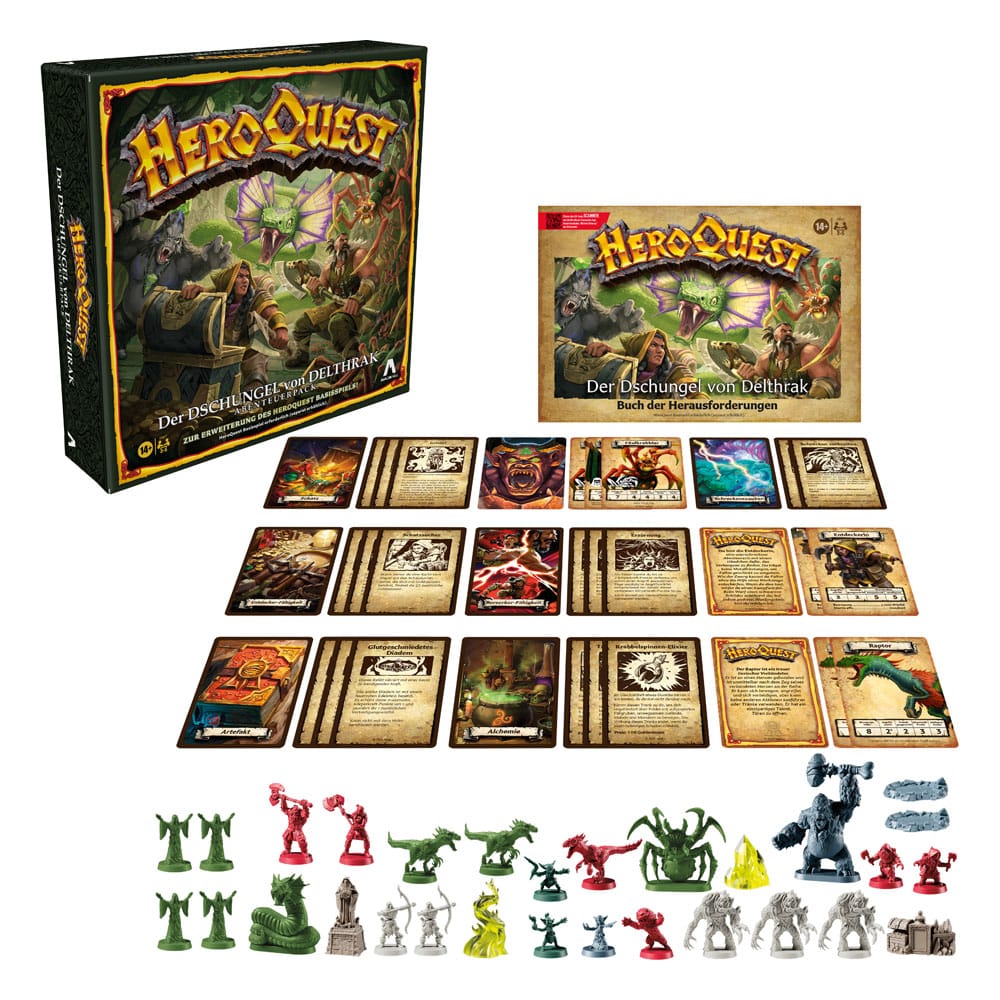 HeroQuest Board Game Expansion The Jungle of Delthrak Adventure Pack *German Version*