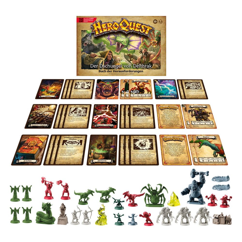 HeroQuest Board Game Expansion The Jungle of Delthrak Adventure Pack *German Version*