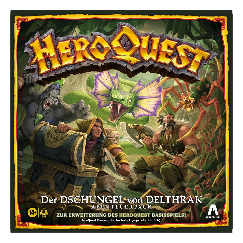 HeroQuest Board Game Expansion The Jungle of Delthrak Adventure Pack *German Version*