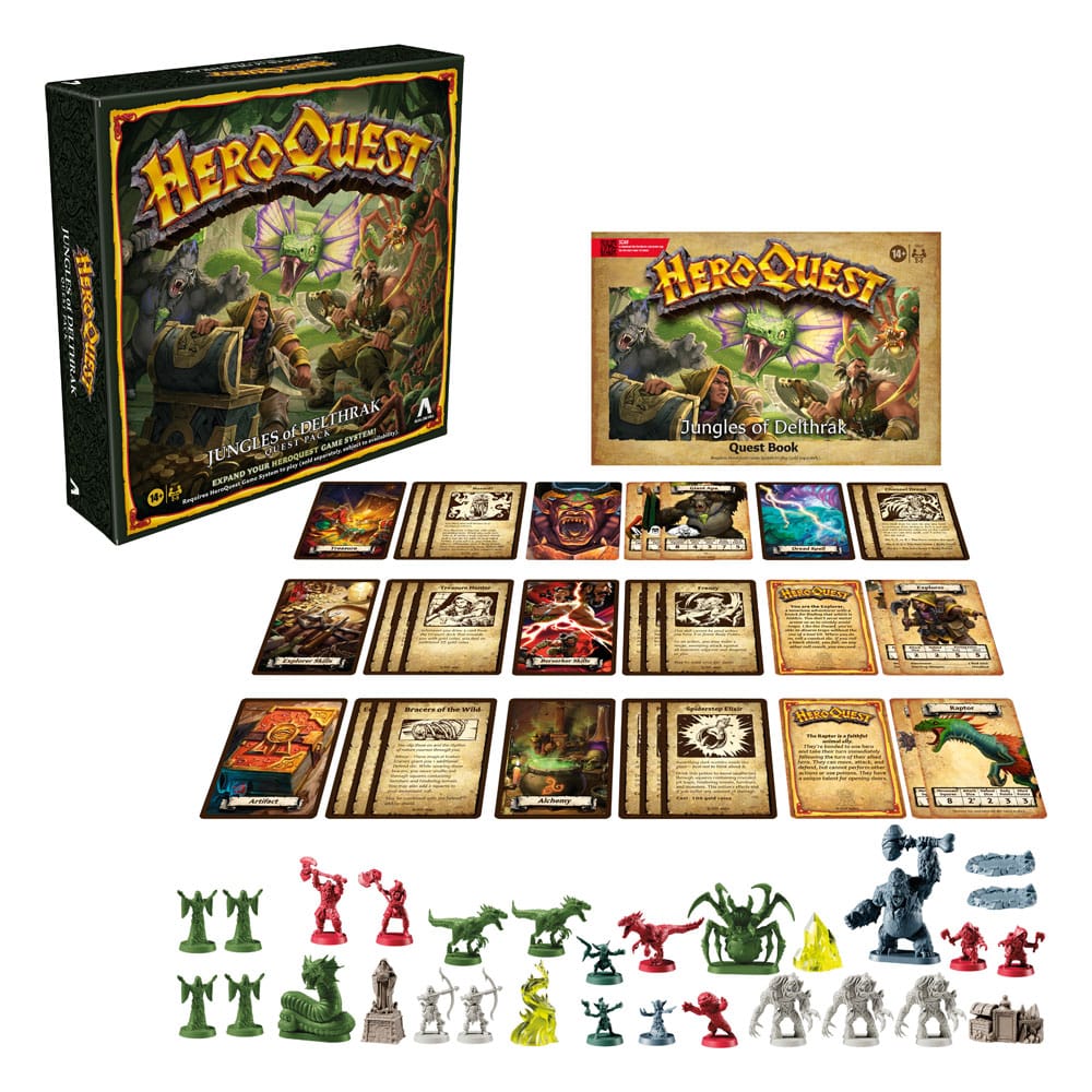 HeroQuest Board Game Expansion Jungles of Delthrak Adventure Pack *English Version*