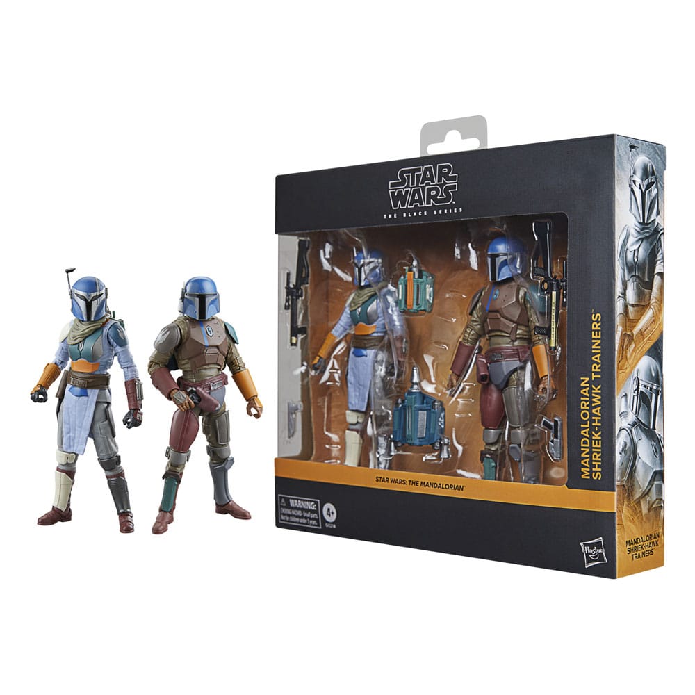 Star Wars: The Mandalorian Black Series Action Figures 2-Pack Mandalorian Shriek-Hawk Trainers 15 cm