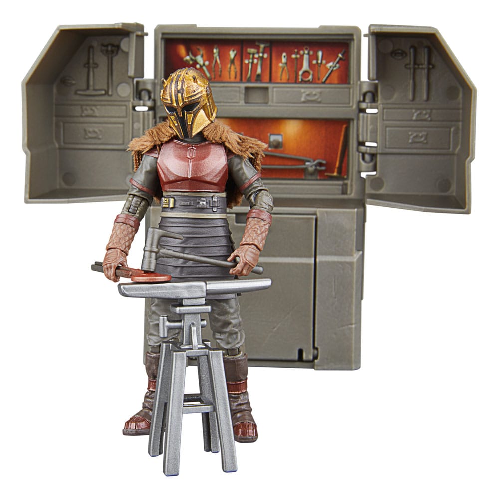 Star Wars The Mandalorian Vintage Collection The Armorer's Forge mit The Armorer (Lakeside Covert World)