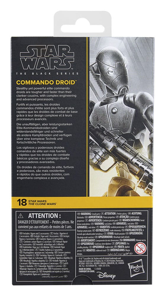 Star Wars: The Clone Wars Black Series Actionfigur Commando Droid 15 cm