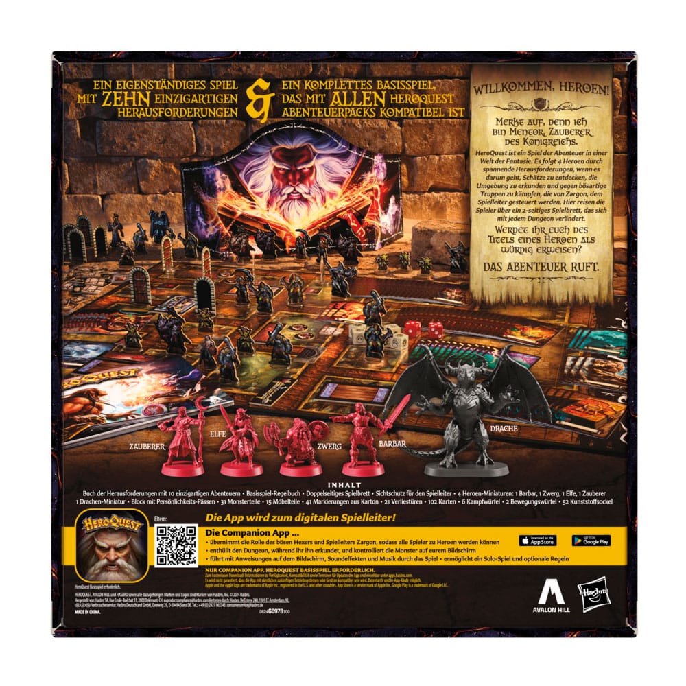 HeroQuest Board Game The Departure *German Version*