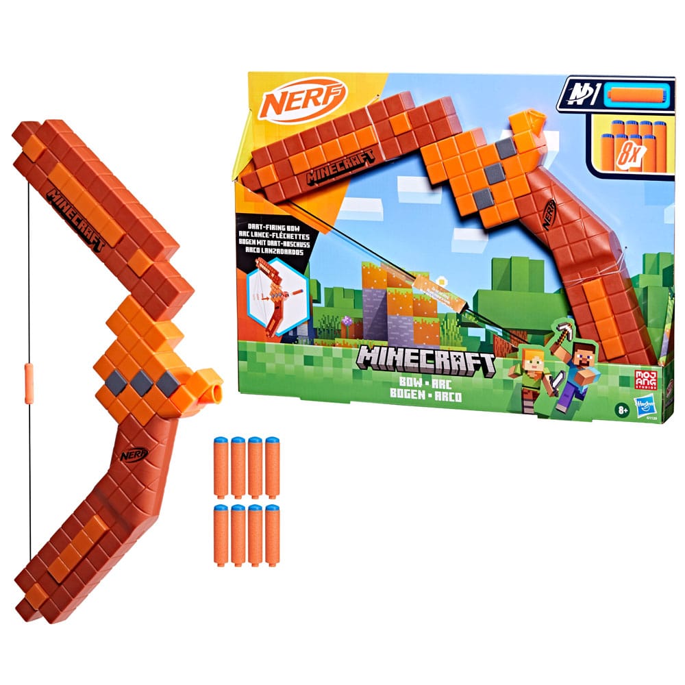 Minecraft NERF Bogen mit Dart-Abschuss