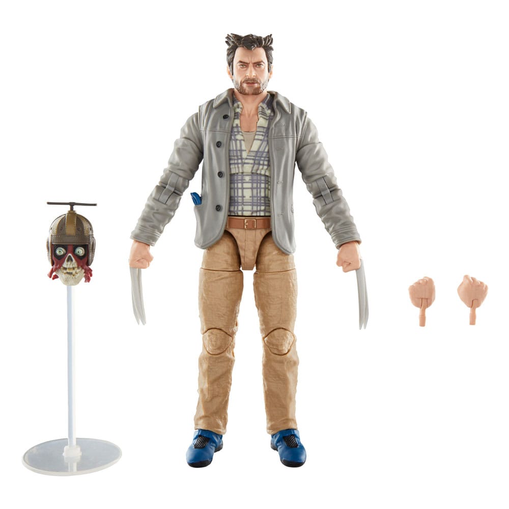 Deadpool & Wolverine Marvel Legends Actionfigur Headpool with Marvel's Logan 15 cm