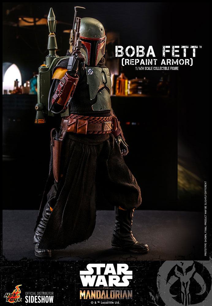 Star Wars The Mandalorian Actionfigur 1/6 Boba Fett (Repaint Armor) 30 cm