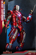 Iron Man 3 Movie Masterpiece Actionfigur 1/6 Silver Centurion (Armor Suit Up Version) 32 cm