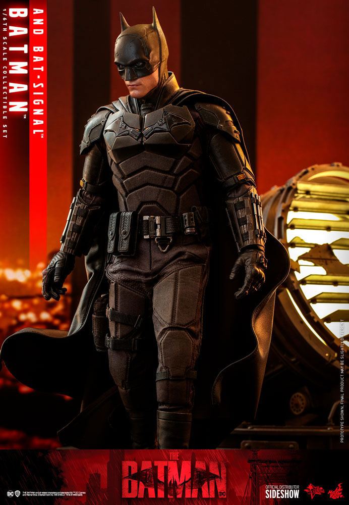 The Batman Movie Masterpiece Actionfigur 1/6 Batman with Bat-Signal 31 cm