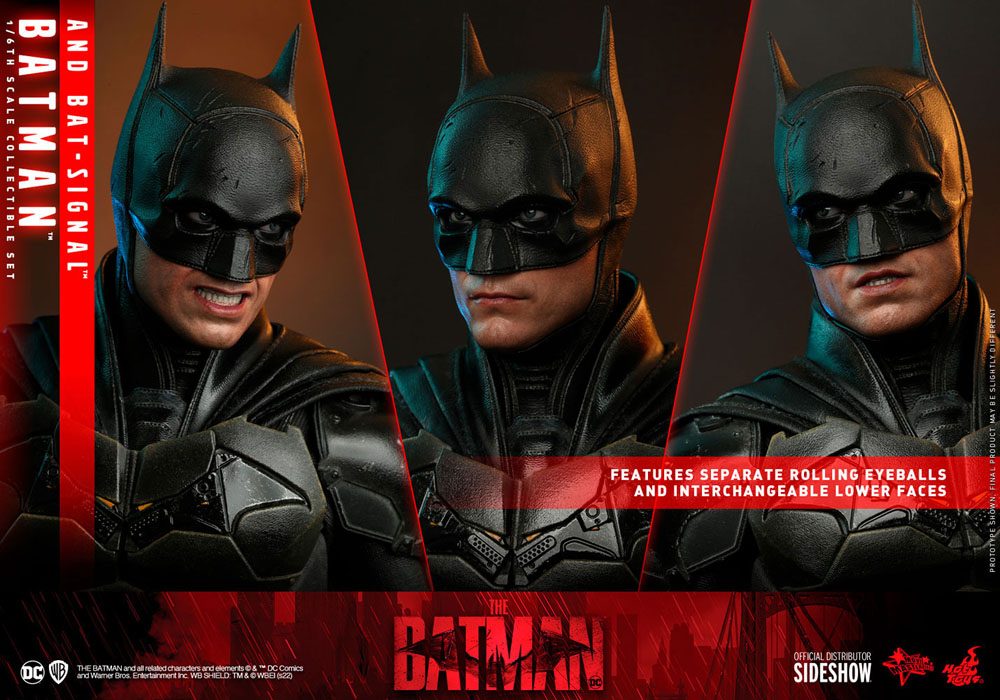 The Batman Movie Masterpiece Actionfigur 1/6 Batman with Bat-Signal 31 cm