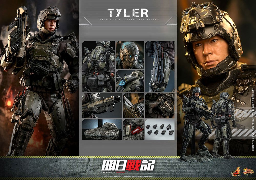 Warriors of Future Movie Masterpiece Actionfigur 1/6 Tyler 31 cm