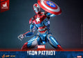 Marvel Comic Diecast Masterpiece Actionfigur 1/6 Iron Patriot Hot Toys Exclusive 32 cm