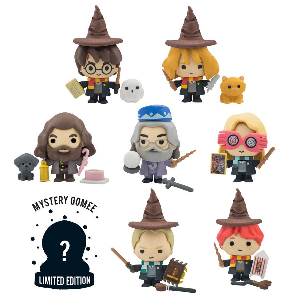 Harry Potter Collectible Rubber Figures Display (24)