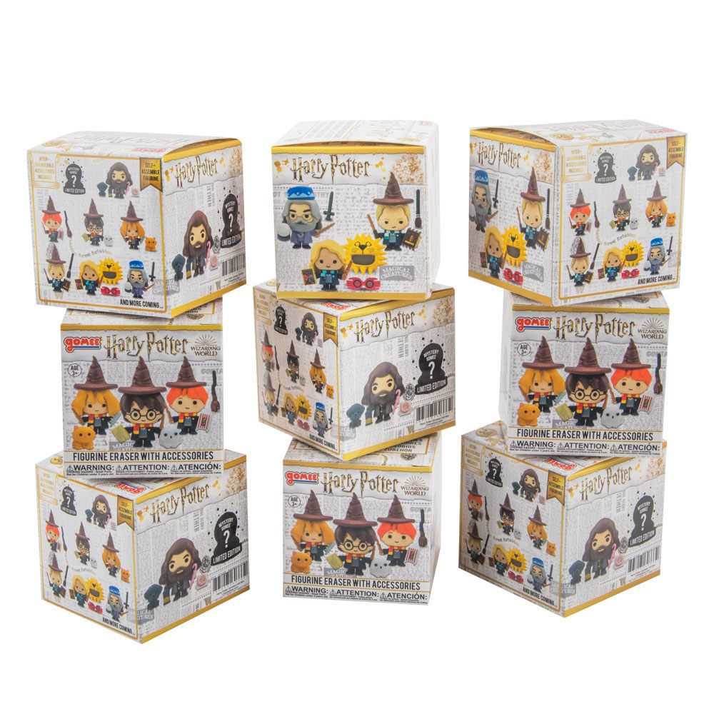 Harry Potter Collectible Rubber Figures Display (24)