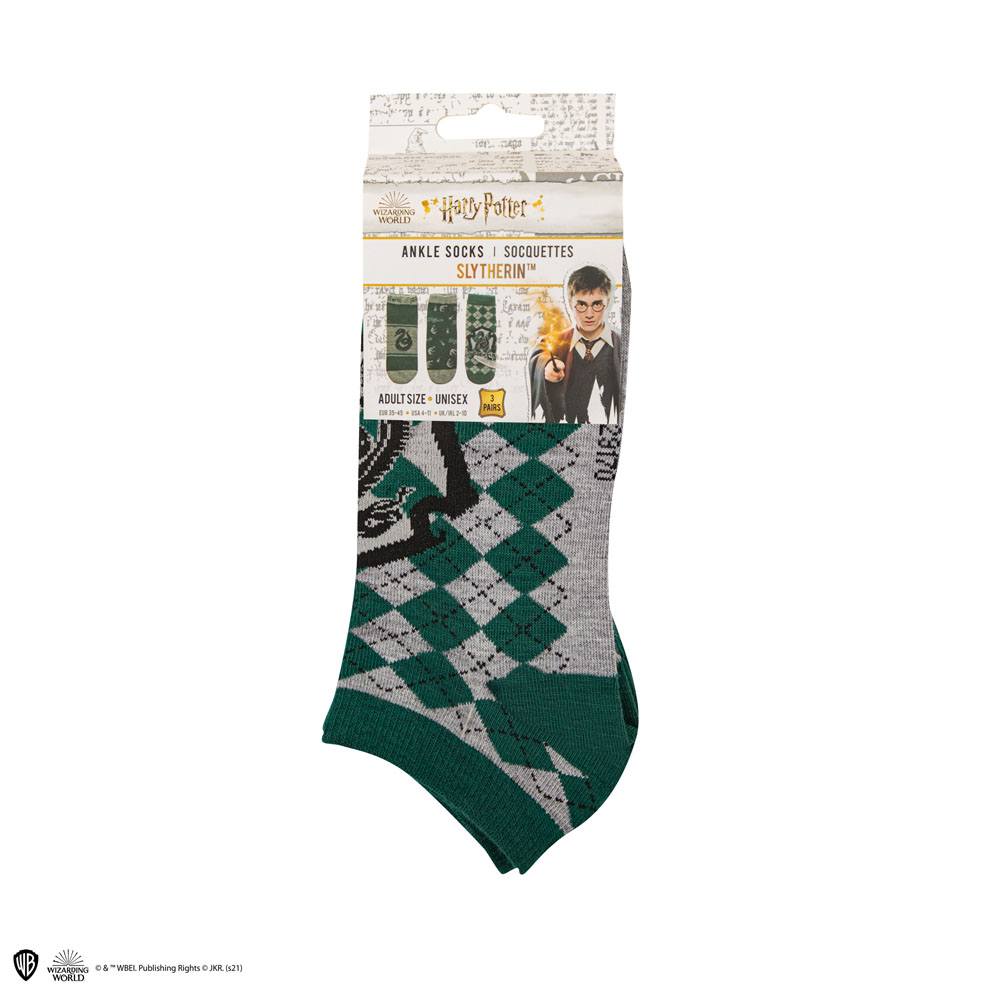 Harry Potter Knöchelsocken 3er-Pack Slytherin