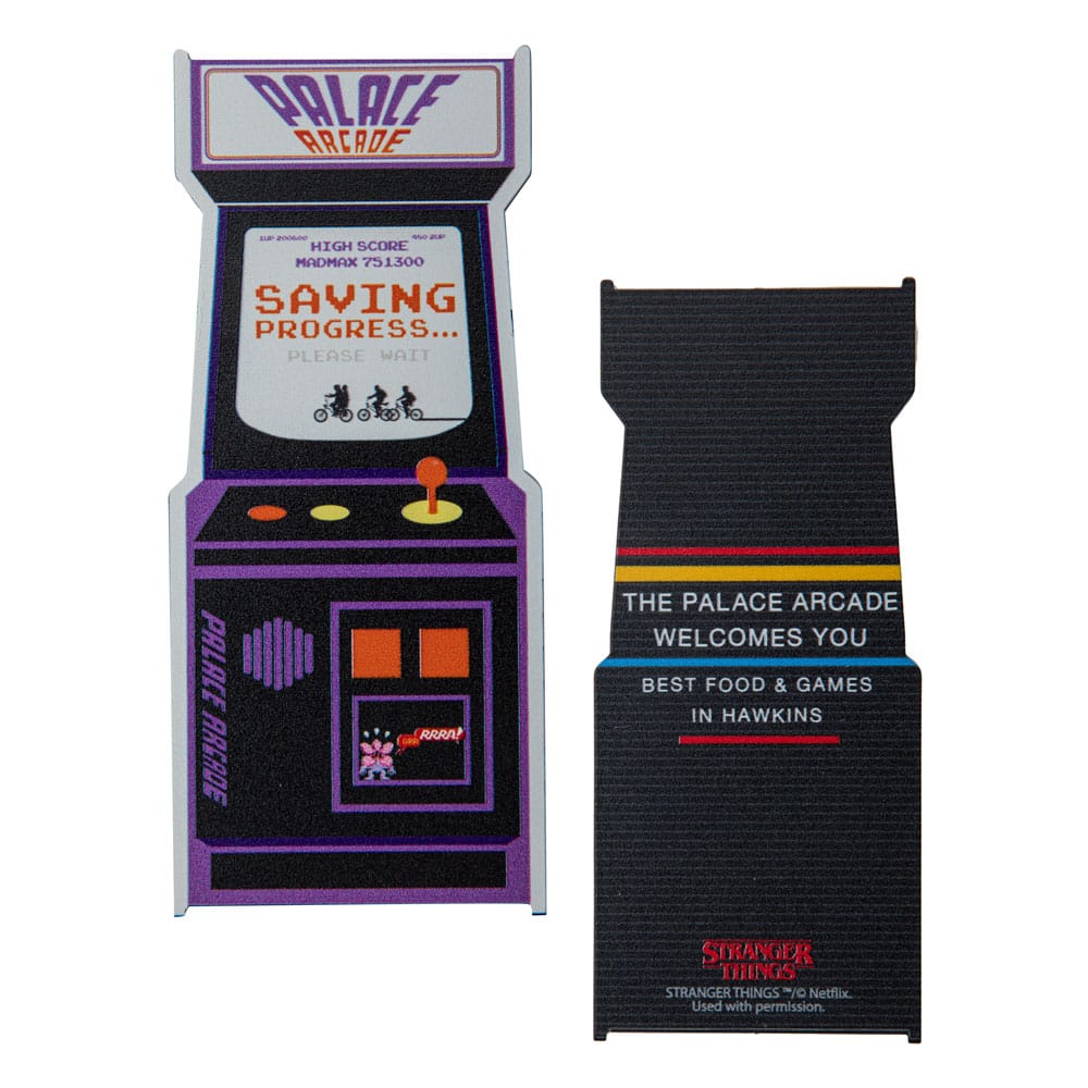 Stranger Things Lesezeichen Arcade Metal