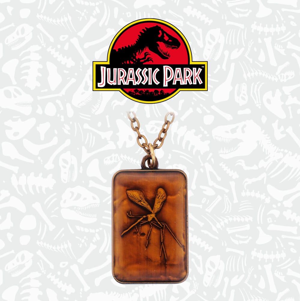 Jurassic Park Necklace with Amber Pendant Limited Edition