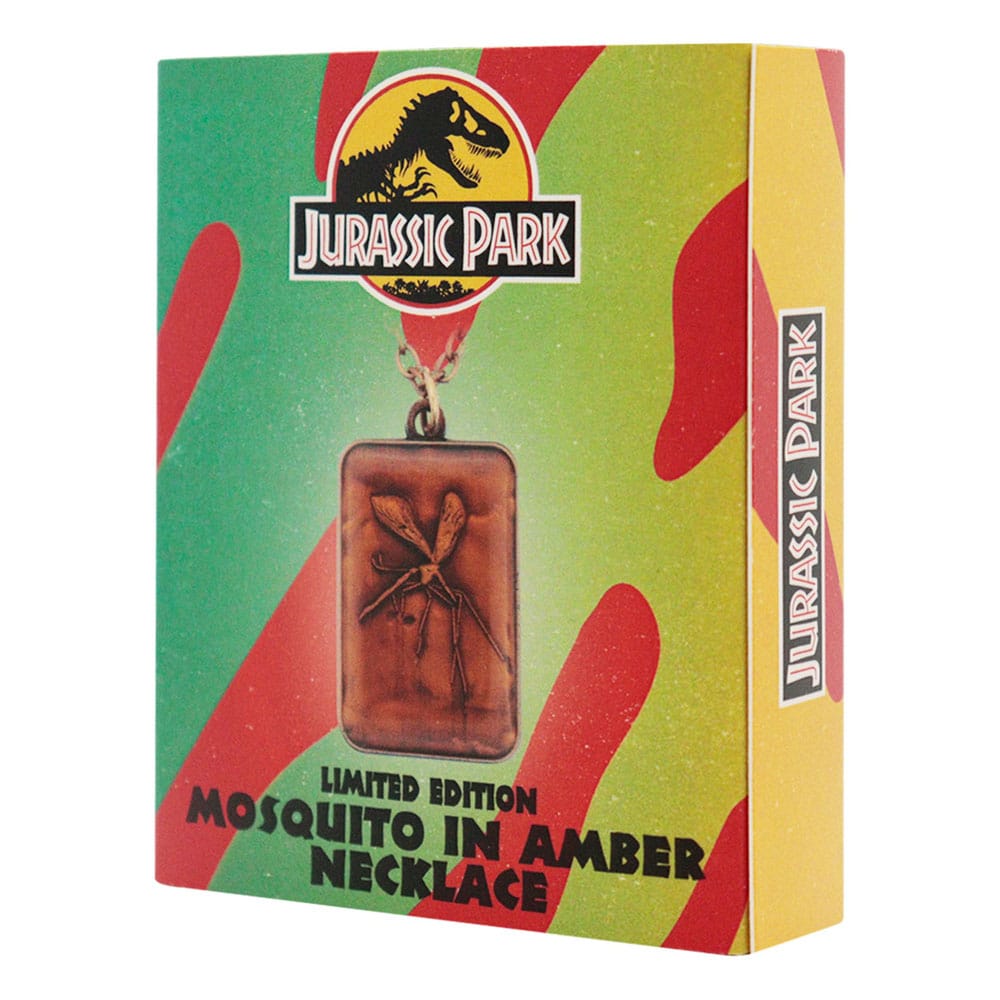 Jurassic Park Necklace with Amber Pendant Limited Edition