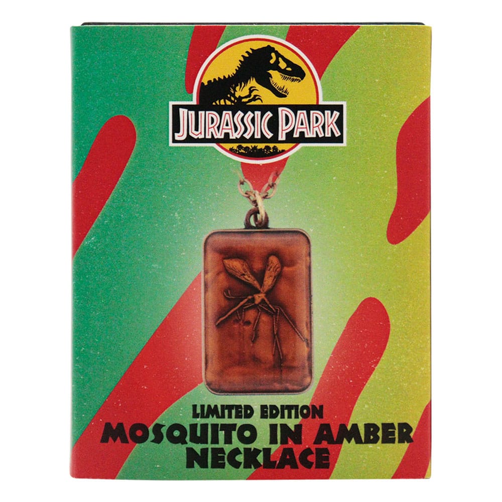 Jurassic Park Necklace with Amber Pendant Limited Edition