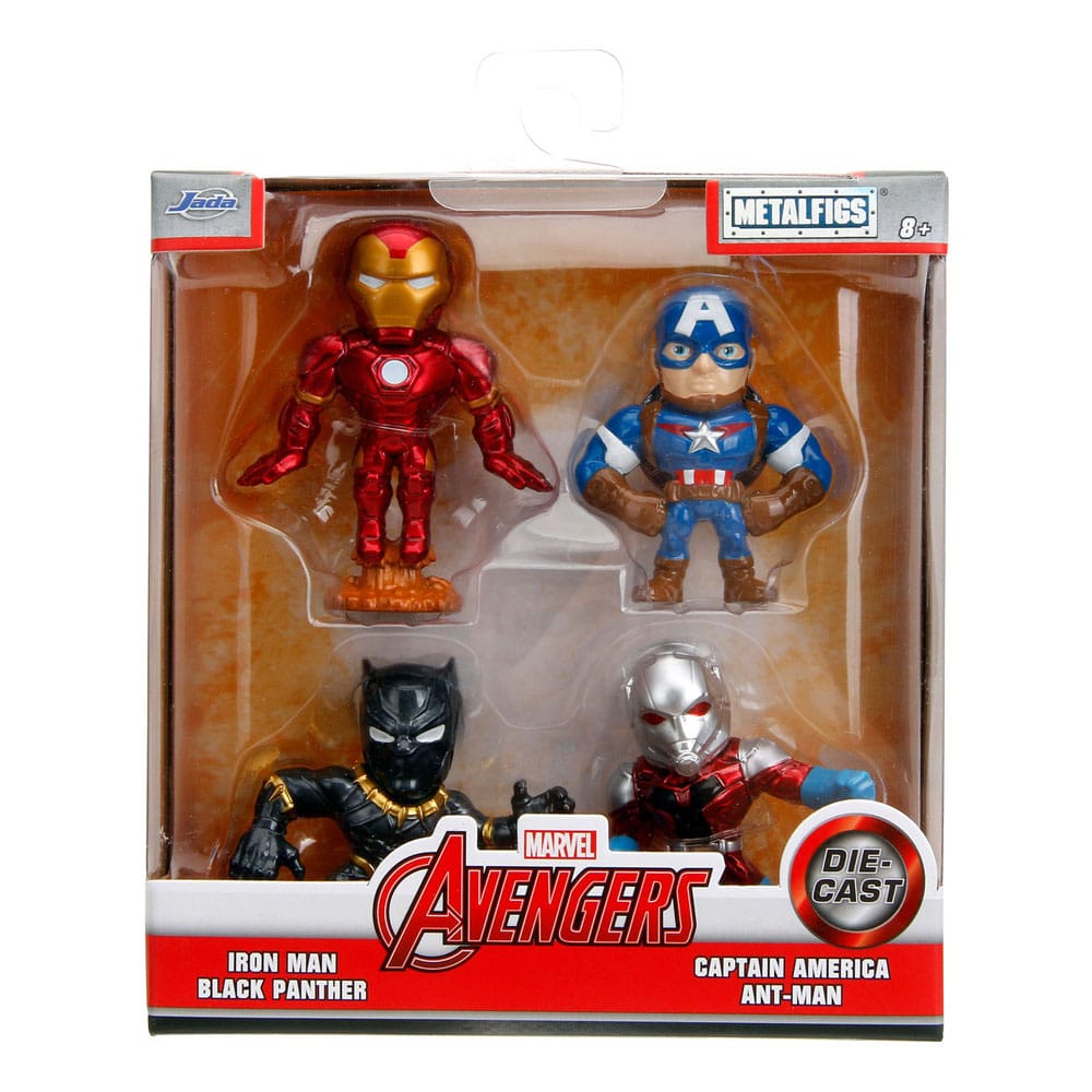 Avengers Nano Metalfigs Diecast Minifiguren 4-er Pack 6 cm