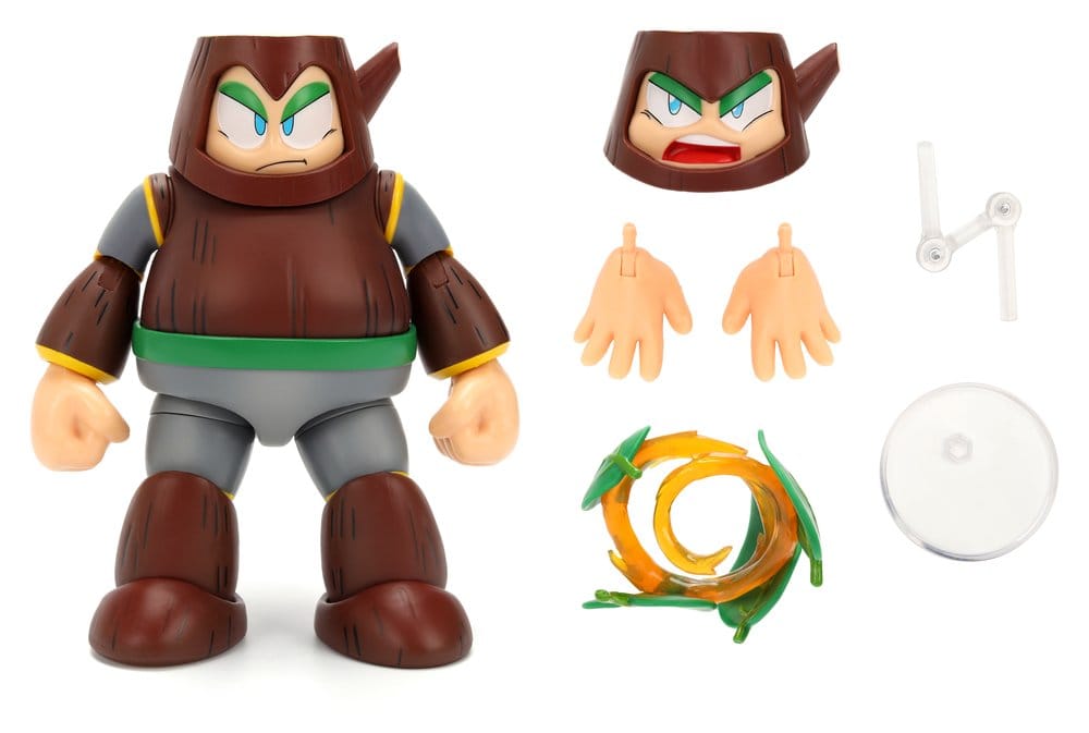 Mega Man Actionfigur Wood Man 11 cm