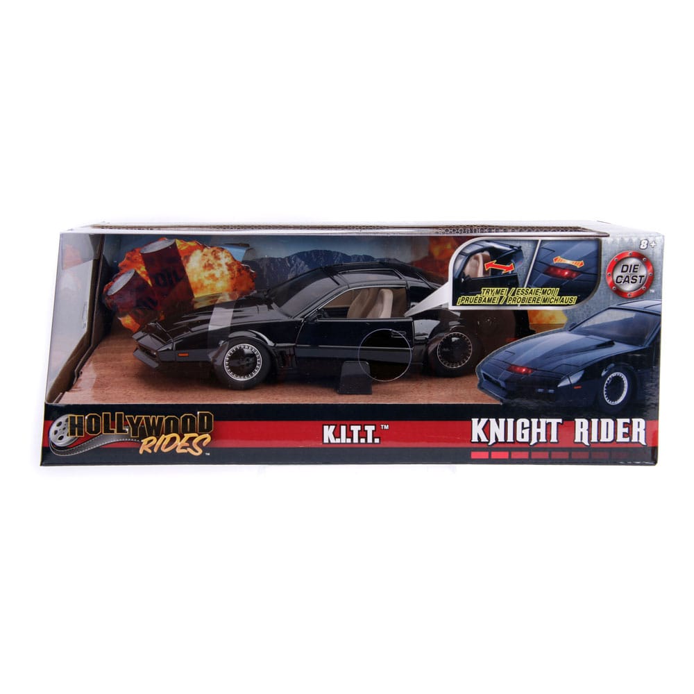 Knight Rider Diecast Modell 1/24 1982 Ponitac Trans AM Try Me Kitt