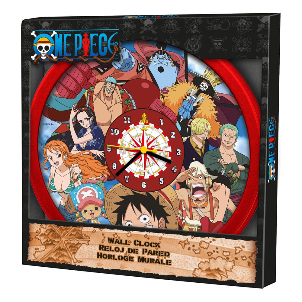 One Piece Wanduhr