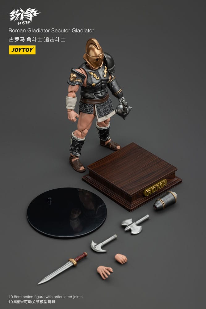 Strife action figure 1/18 Roman Gladiator Secutor Gladiator 11 cm