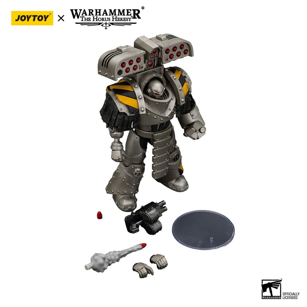 Warhammer The Horus Heresy Actionfigur 1/18 lron Warriors Tyrant Siege Master Terminator with Rocket launcher 14 cm