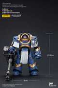 Warhammer The Horus Heresy Actionfigur 1/18 Uitramarines Cataphractii Terminator Squad Terminator with Reaper Autocannon 14 cm