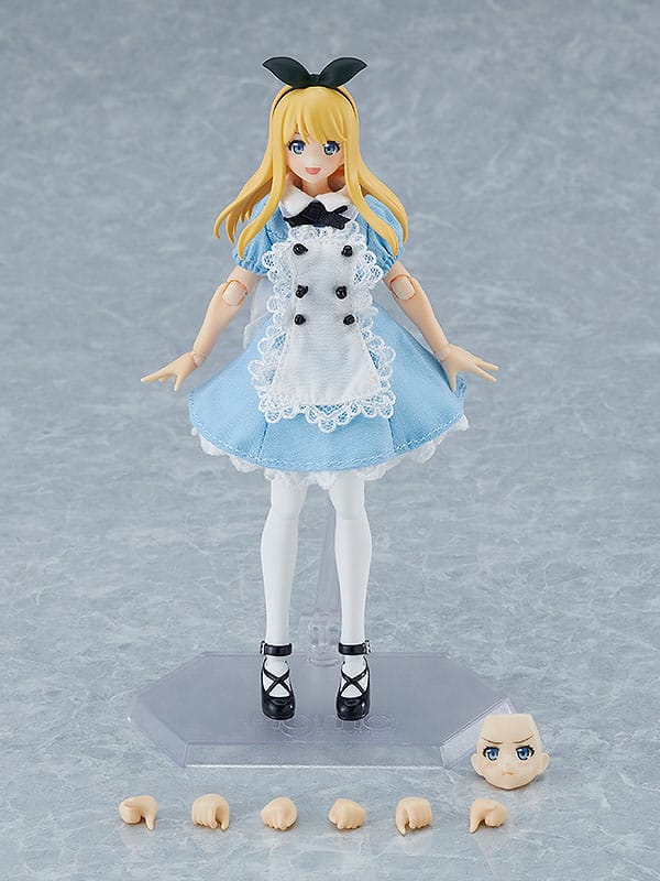 Original Character Figma Actionfigur Female Body (Alice) with Dress and Apron Outfit 13 cm