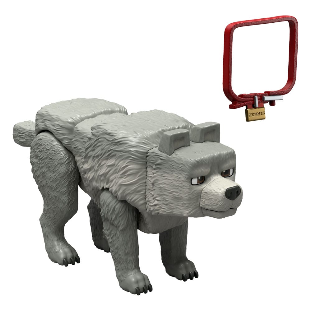 Ein Minecraft Film Actionfigur Dennis der Wolf 10 cm
