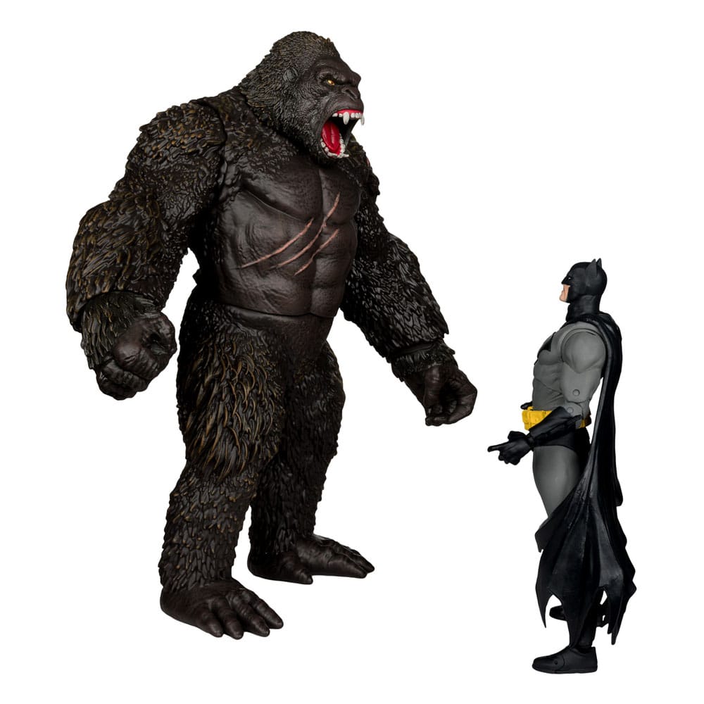 DC Justice League Monsterverse DC Multiverse Action Figures 2-Pack Batman &amp; Kong 29cm