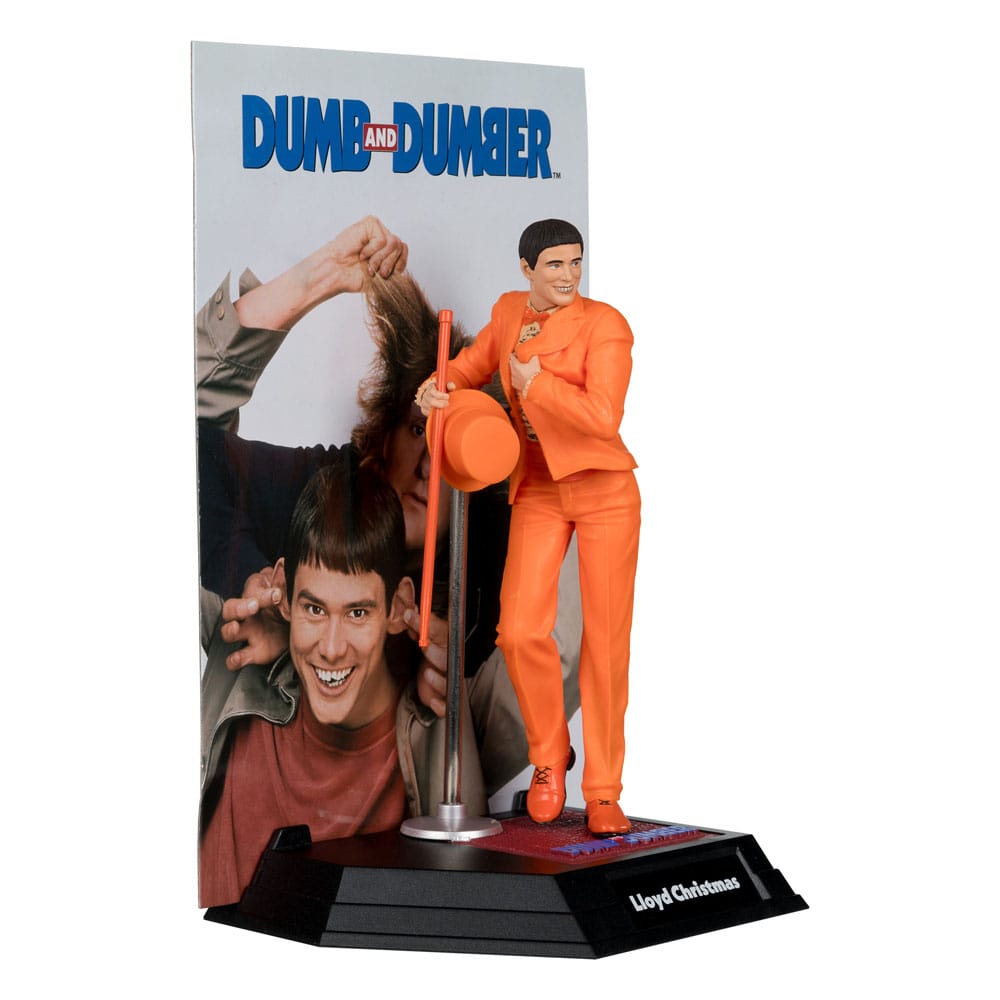 Dumm und Dümmer Movie Maniacs PVC Statue Lloyd Christmas (Gold Label) 15 cm