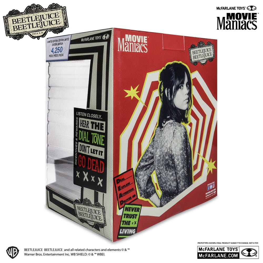 Beetlejuice Movie Maniacs PVC Statues Assortment (6)