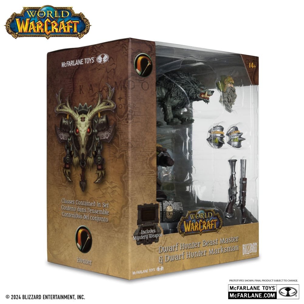 World of Warcraft Actionfiguren Dwarf Hunter & Pandaren 15 cm Sortiment (8)