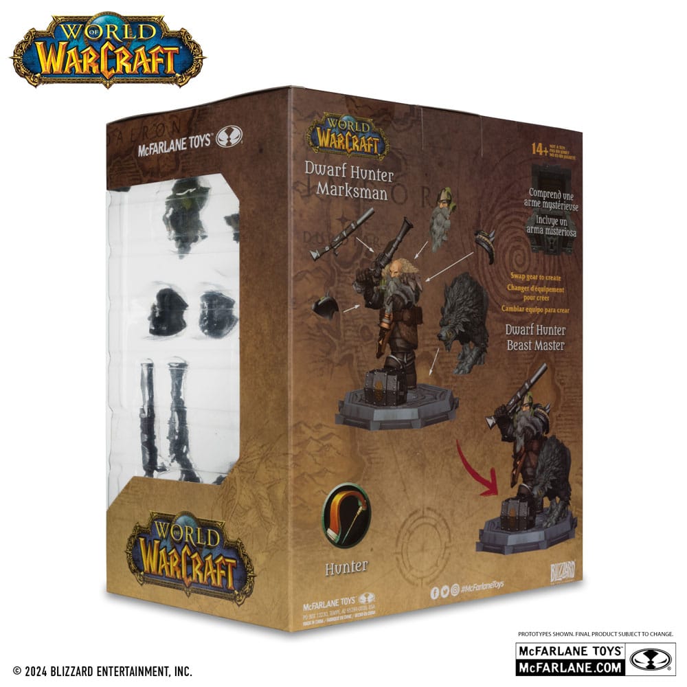 World of Warcraft Actionfiguren Dwarf Hunter & Pandaren 15 cm Sortiment (8)