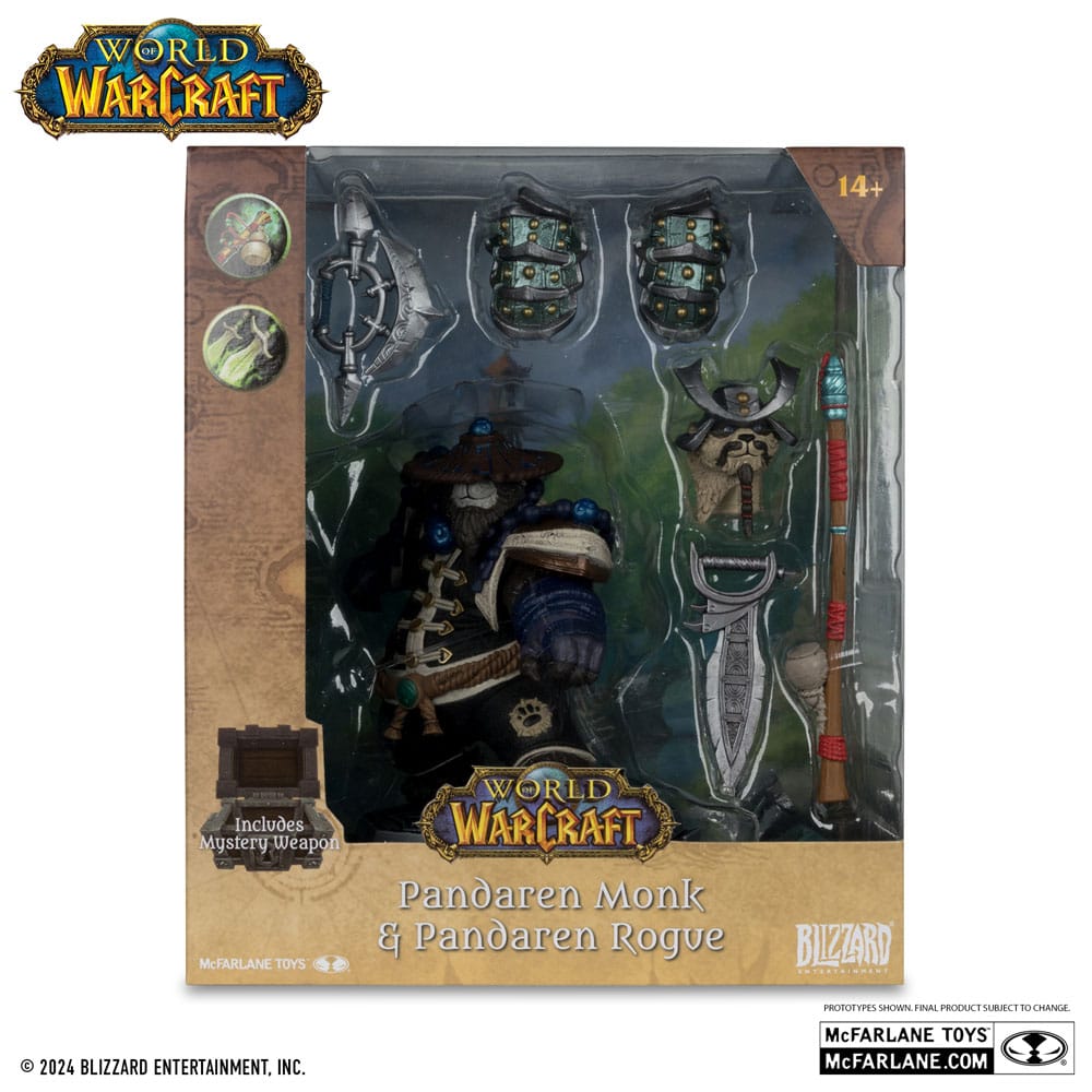 World of Warcraft Actionfiguren Dwarf Hunter & Pandaren 15 cm Sortiment (8)