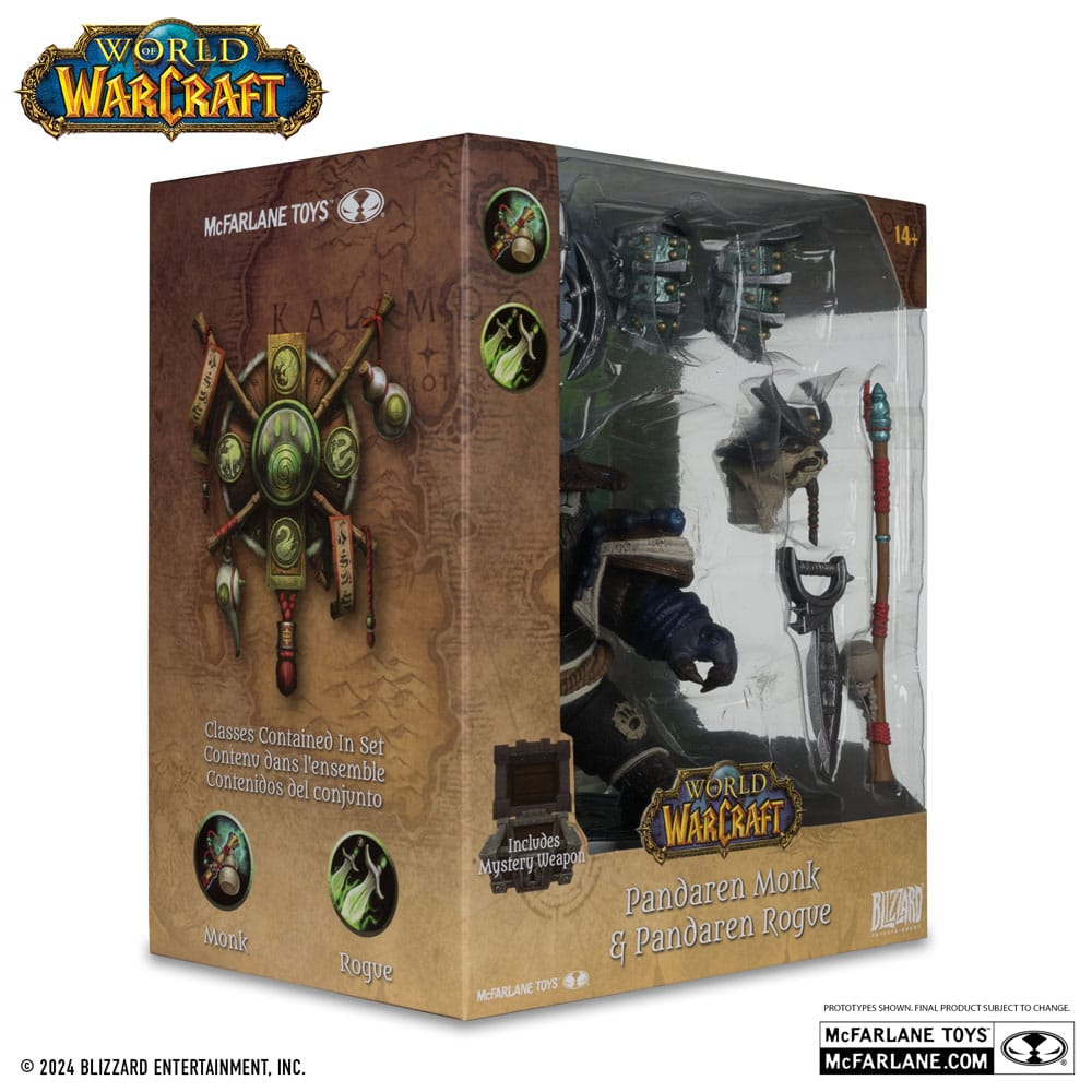 World of Warcraft Actionfiguren Dwarf Hunter & Pandaren 15 cm Sortiment (8)