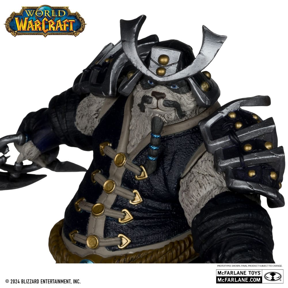 World of Warcraft PVC Statuen 2er-Pack 1/12 Dwarf Hunter: Beast Master & Pandaren: Monk (Gold Label) 15 cm