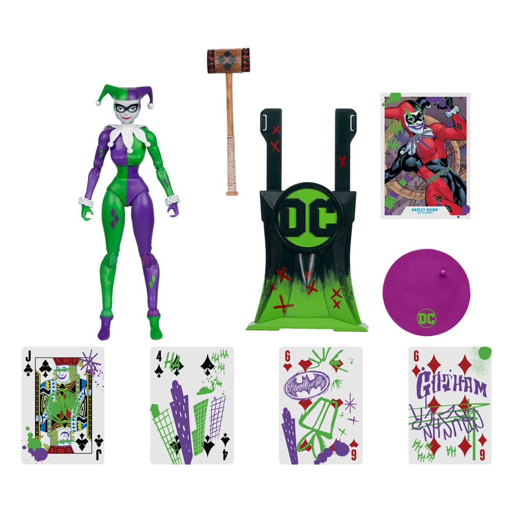 DC Multiverse action figure Harley Quinn (DC Classic) Jokerized (Gold Label) 18 cm