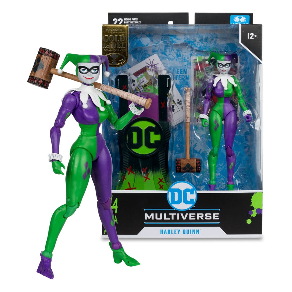 DC Multiverse action figure Harley Quinn (DC Classic) Jokerized (Gold Label) 18 cm