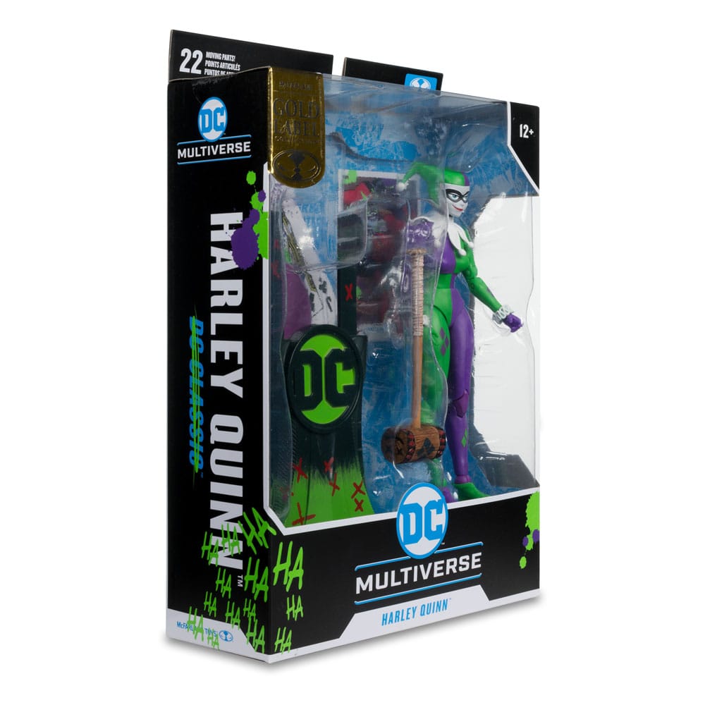 DC Multiverse action figure Harley Quinn (DC Classic) Jokerized (Gold Label) 18 cm