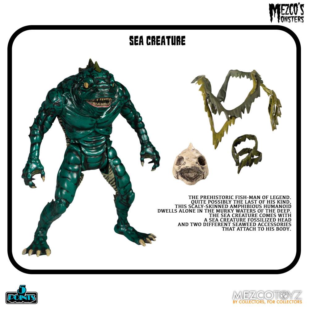 Mezco's Monsters 5 Points Action Figures Tower of Fear Deluxe Box Set 9 cm