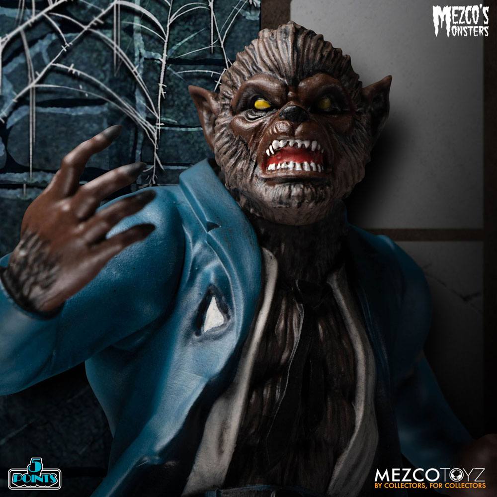 Mezco's Monsters 5 Points Action Figures Tower of Fear Deluxe Box Set 9 cm