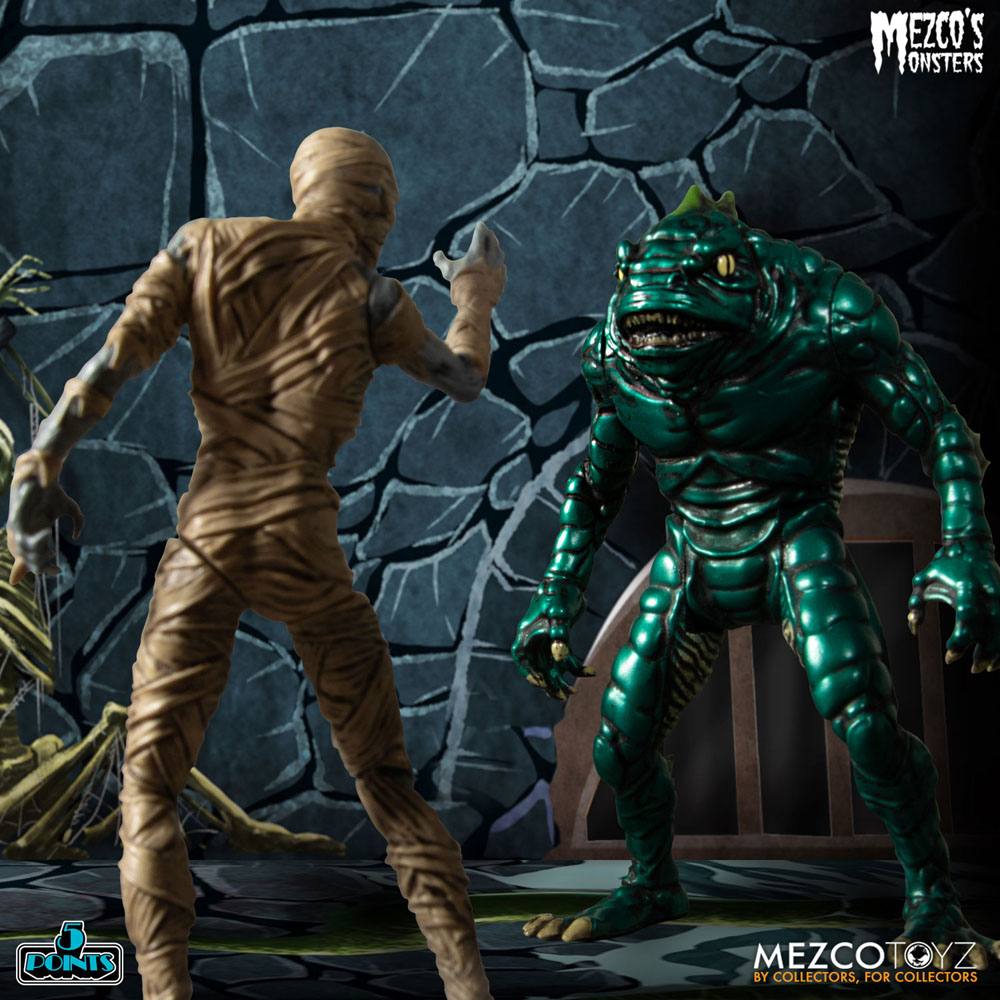 Mezco's Monsters 5 Points Action Figures Tower of Fear Deluxe Box Set 9 cm